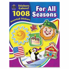 Teacher Created Resources For All Seasons Sticker Book - 1008 per pack