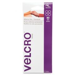Velcro Permanent Adhesive Dots - 80 per pack