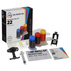 LD Refill Kit for HP 22 Color Ink