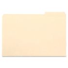 Smead Top Tab File Folder - 8.50" x 11" - 1/3 Tab Cut on Right - Manila - 100 / box