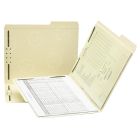 Smead Fastener Folder - 50 per box Legal - 8.50" x 14" - 2/5 Tab - Manila