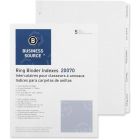 Business Source 3-Ring Plain Tab Divider - 100 per box