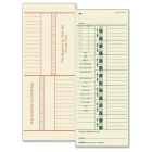 Tops Full Payroll Time Card - 500 per box