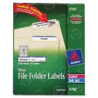 Avery Blue Rectangle Filing Label 0.66" x 0.33"  (1,500 per box)