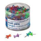 OIC Translucent Push Pins - 200 per pack