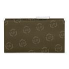 Business Source Standard Hanging File Folder - 25 per box Legal - 1/3 Tab Cut - Green, Clear