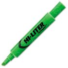 Avery Hi-Liter Desk Style Fluorescent Green Highlighter - 12 Pack