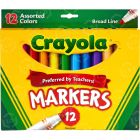 Crayola Conical Tip Classic Markers - 12 per set