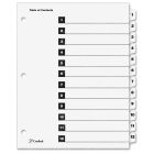Cardinal OneStep Printable Table of Contents and Dividers - 12 per set