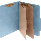 Acco Classification Folder - 8.50" x 11" - 2 Dividers - Sky Blue