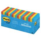 Post-it Notes in Assorted Bright Colors - 18 per pack - 3" x 3"