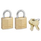 Master Lock Solid Body Padlock - 2 per pack