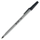 Business Source Bulk Pack Ballpoint Stick Pens, Black - 60 Pack