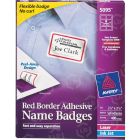Avery 2.33" x 3.37" Rectangle Printer Name Badges - 400 per box