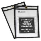 C-line Stitched Plastic Shop Ticket Holder - 25 per box
