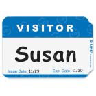 C-line Visitor Badges - 100 per box