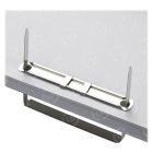 OIC Standard Steel Prong Paper Fasteners - Standard - 2" Size Capacity - 50 / Box - Silver - Steel