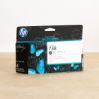 OEM HP 738 Black DesignJet Ink Cartridge, 498N4A