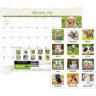 At-A-Glance Puppies Monthly Desk Pad Calendar