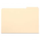 Smead Top Tab File Folder - 8.50" x 11" - 1/3 Tab Cut on Right - Manila - 100 / box