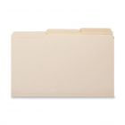 Smead Top Tab File Folder - 100 per box Letter - 8.50" x 11" - 1/3 Tab Cut on Assorted Position - Manila