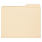 Smead Manila File Folder - 100 per box - 8.50" x 11" - 2/5 Tab Cut on Right - Manila