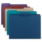 Smead Top Tab File Folder - 100 per box Letter - 8.50" x 11" - 1/3 Tab Cut on Assorted Position - Assorted