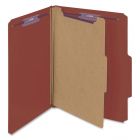 Smead SafeSHIELD Colored Classification Folder - 8.50" x 11" - Tyvek - Red