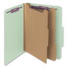 Smead SafeSHIELD Colored Classification Folder - 8.50" x 11" - Pressboard, Tyvek - Gray, Green
