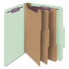 Smead SafeSHIELD Colored Classification Folder - 8.50" x 11" - 0.35" - Tyvek - Gray, Green