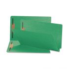 Smead Colored Folder with Fastener - 50 per box Legal - 8.50" x 14" - Green