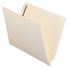 Smead End Tab Fastener Folder - Letter - 8.50" x 11" - Manila - 50 / Box