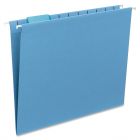 Smead Colored Hanging Folder - 25 per box Letter - 8.50" x 11" -  Blue