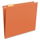 Smead Colored Hanging Folder - 25 per box Letter - 8.50" x 11" -  Orange