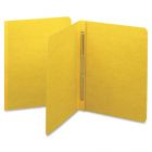 Smead Pressboard Binder Letter - 8.50" x 11" - Yellow - 1 Each