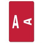 Smead AlphaZ ACCS Color Coded Alphabetic Label 1" Width x 1.62" Length - Red