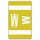 Smead AlphaZ ACCS Color Coded Alphabetic Label - 1" Width x 1.62" Length - Yellow