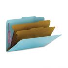 Smead PressGuard Classification Folder - 10 per box Legal - 8.50" x 14" - Blue