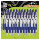Zebra Pen Z-Grip Retractable Ballpoint Pen, Blue - 24 Pack