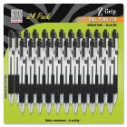 Zebra Z-Grip Retractable Ballpoint Pen, Black - 24 Pack