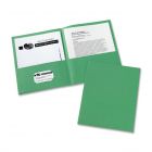 Avery Two Pocket Folder - 25 per box Letter - 8.50" x 11" - Green
