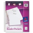 Avery Durable 3-Ring Poly Binder Pocket - 5 per pack