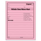 Tops Important Message Note Pads - 50 Sheets - Gummed - 4.25" x 5.50" - Pink