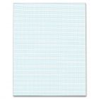 Tops White Quadrille Pad - 50 sheets per pad - 20.00 lb - Ruled - Letter - 8.50" x 11"
