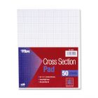 Tops Cross Section Pad - 50 sheets per pad - 20.00 lb - Ruled - Letter - 8.50" x 11"