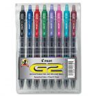 Pilot G2 Retractable Gel Ink Pen, Assorted - 8 Pack