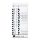 Lathem Universal Weekly Time Card - 100 per pack