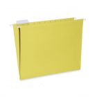 Hanging File Folder Letter - 8.5" x 11" - 1/5 Tab Cut - Yellow