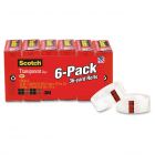 3M Scotch Glossy Transparent Tape - 6 per pack