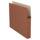 Business Source Accordion Expanding File Pocket - 1.75" Expansion - Redrope